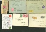 Stamp of Liechtenstein Liechtenstein 1902-1920 Austria used in Liechtenstein 30 covers, cards, postal stats