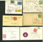 Stamp of Liechtenstein Liechtenstein 1902-1920 Austria used in Liechtenstein 30 covers, cards, postal stats