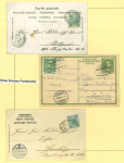 Stamp of Liechtenstein 1895-1920 AUSTRIA USED IN LIECHTENSTEIN: Group of 24 covers on exhibition pages