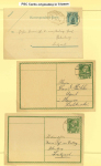 Stamp of Liechtenstein 1895-1920 AUSTRIA USED IN LIECHTENSTEIN: Group of 24 covers on exhibition pages