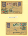 Stamp of Liechtenstein 1895-1920 AUSTRIA USED IN LIECHTENSTEIN: Group of 24 covers on exhibition pages