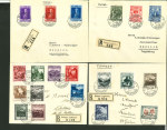 Stamp of Liechtenstein Liechtenstein 1928-44 Small but powerful group of mostly better covers