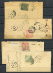 Stamp of Indian States » Cochin SG1-SG22: Attractive specialised/duplicated assembly of the early Cochin issues