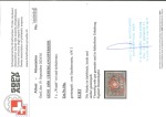 Stamp of Switzerland / Schweiz » Sammlungen 1843-1850, kleine Steckkarte mit 4 Kantonalmarken