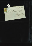 Stamp of Large Lots and Collections A fantastic old time letter collection 1840-1932 (chiefly 1850s) housed in a beautiful classic Schaubek