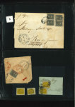 Stamp of Large Lots and Collections A fantastic old time letter collection 1840-1932 (chiefly 1850s) housed in a beautiful classic Schaubek