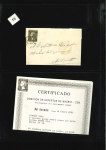 Stamp of Large Lots and Collections A fantastic old time letter collection 1840-1932 (chiefly 1850s) housed in a beautiful classic Schaubek