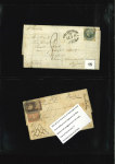 Stamp of Large Lots and Collections A fantastic old time letter collection 1840-1932 (chiefly 1850s) housed in a beautiful classic Schaubek