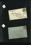 Stamp of Large Lots and Collections A fantastic old time letter collection 1840-1932 (chiefly 1850s) housed in a beautiful classic Schaubek