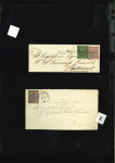 Stamp of Large Lots and Collections A fantastic old time letter collection 1840-1932 (chiefly 1850s) housed in a beautiful classic Schaubek