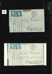 Stamp of Large Lots and Collections A fantastic old time letter collection 1840-1932 (chiefly 1850s) housed in a beautiful classic Schaubek