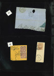 Stamp of Large Lots and Collections A fantastic old time letter collection 1840-1932 (chiefly 1850s) housed in a beautiful classic Schaubek