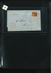 Stamp of Large Lots and Collections A fantastic old time letter collection 1840-1932 (chiefly 1850s) housed in a beautiful classic Schaubek