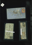 Stamp of Large Lots and Collections A fantastic old time letter collection 1840-1932 (chiefly 1850s) housed in a beautiful classic Schaubek