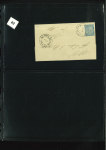 Stamp of Large Lots and Collections A fantastic old time letter collection 1840-1932 (chiefly 1850s) housed in a beautiful classic Schaubek