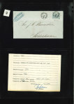Stamp of Large Lots and Collections A fantastic old time letter collection 1840-1932 (chiefly 1850s) housed in a beautiful classic Schaubek
