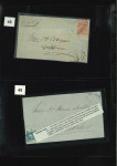 Stamp of Large Lots and Collections A fantastic old time letter collection 1840-1932 (chiefly 1850s) housed in a beautiful classic Schaubek