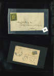 Stamp of Large Lots and Collections A fantastic old time letter collection 1840-1932 (chiefly 1850s) housed in a beautiful classic Schaubek