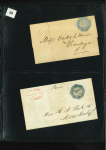 Stamp of Large Lots and Collections A fantastic old time letter collection 1840-1932 (chiefly 1850s) housed in a beautiful classic Schaubek