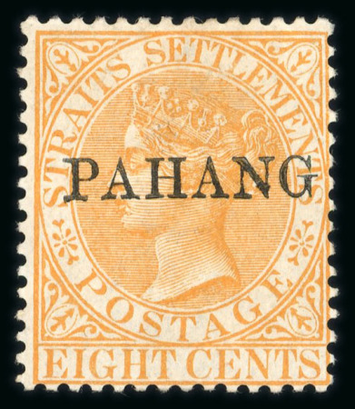 Stamp of Malaysia » Malaysian States » Pahang 1889 8c orange m.h.