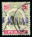 Stamp of Malaysia » Malaysian States » Pahang 1898 10c 25c 50c used Mining company hs
