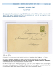 Stamp of Bulgaria BULGARIA 1892-1900 6th and 7th issue - selection of 8 covers on exhibition pages