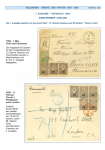Stamp of Bulgaria BULGARIA 1892-1900 6th and 7th issue - selection of 8 covers on exhibition pages