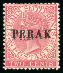 Stamp of Malaysia » Malaysian States » Perak 1878-91 Straits overprint/surcharges accumulation