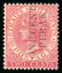 Stamp of Malaysia » Malaysian States » Perak 1878-91 Straits overprint/surcharges accumulation