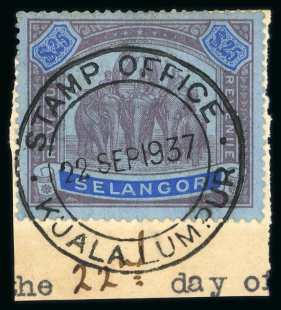 Stamp of Malaysia » Malaysian States » Selangor 1900 Judicial and Revenue stamps