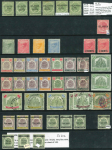 Stamp of Malaysia » Malaysian States » Selangor 1881-1941, Collection with extensive Straits Settlements overprints