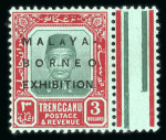 Stamp of Malaysia » Malaysian States » Trengganu 1922 Malaya Borneo Exhibition specialised collection