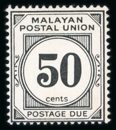 Stamp of Malaysia » Malaysian States Collections and Lots 1924-60 Postage Due collection