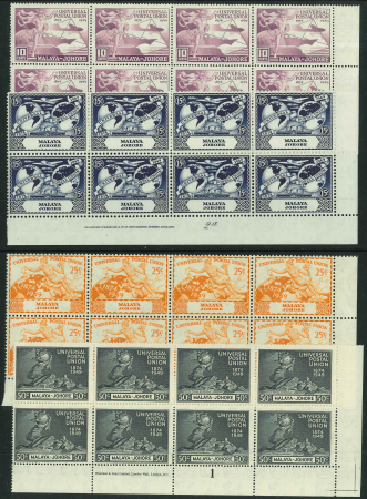 Stamp of Malaysia » Malaysian States Collections and Lots 1948-49 RSW and UPU collection
