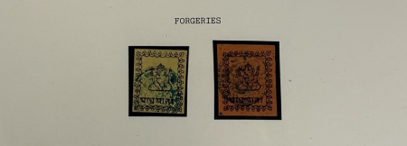 Stamp of Indian States » Duttia 1897-1920 Comprehensive album pages containing a good