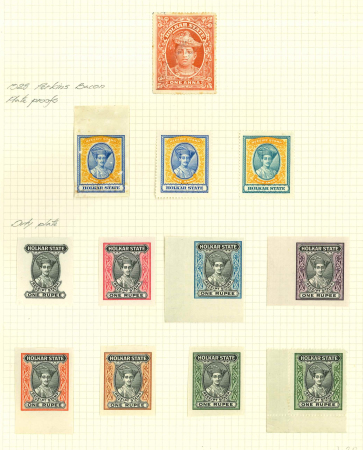 Stamp of Indian States » Indore 1904-20 Indore later issues on stock pages. Includes