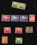 Stamp of India » Collections, Lots etc. Azad Hind stamps on 3 stocksheets and the Book by H