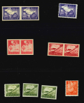 Stamp of India » Collections, Lots etc. Azad Hind stamps on 3 stocksheets and the Book by H