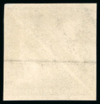 Stamp of South Africa » Cape of Good Hope 1853 1d Plate proof in Black. Sound margins all around