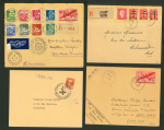 Stamp of France » Libération Libération, ensemble de diverses lettres et cartes,