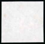 Stamp of South Africa » Cape of Good Hope 1857 1s black pair on wove paper card from the Crawford colour trials printed before 1857