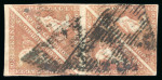 Stamp of South Africa » Cape of Good Hope 1853 1d on slightly blued paper. Both shades Brick-Red