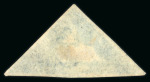 Stamp of South Africa » Cape of Good Hope 1855 4d on white paper. Deep Blue (SG6), Blue (SG6a).