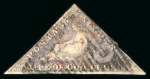 Stamp of South Africa » Cape of Good Hope 1855-63 6d on white paper. Pale rose lilac (SG7), Deep