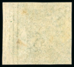 Stamp of South Africa » Cape of Good Hope 1855-63 1s deep dark green on white paper in mint marginal pair, part original gum