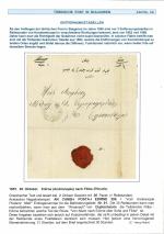 Stamp of Bulgaria » Turkish Post Offices 1843-1871 Turkish Post in Bulgaria, sixteen pages from exhibit