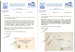 Stamp of Bulgaria » Turkish Post Offices c. 1855 Turkish official mail in Bulgaria, four letters