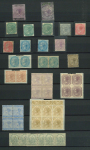 Stamp of India » Collections, Lots etc. 1854-1946 collection on stocksheets