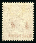 Stamp of Mauritius » 1876-78 Surcharges (SG 76-91) 1876 ½d. surcharge, (type 12) on 1860-63 9d. dull purple,
