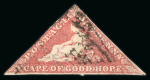 Stamp of South Africa » Cape of Good Hope 1863-64 1d group of three different shades